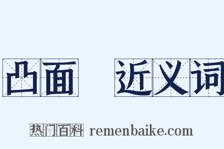 凸面鏡近义词是什么意思的图片